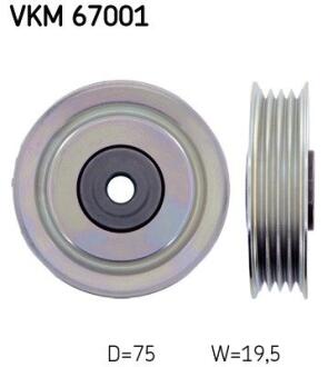 Обводний ролик SKF VKM 67001