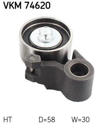 MAZDA ролик натягувача ременя 323/626 2.0TD/DI -04 SKF VKM 74620 (фото 1)