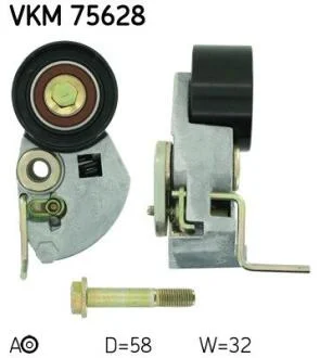 Ролик модуля натягувача ременя SKF VKM 75628