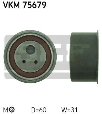 Ролик модуля натягувача ременя SKF VKM 75679 (фото 1)