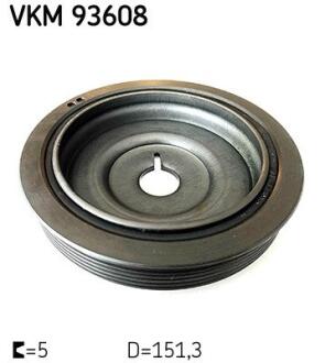 Шків, колінчатий вал SKF VKM93608
