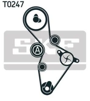 Комплект ГРМ (ремінь + ролик) SKF VKMA 01220