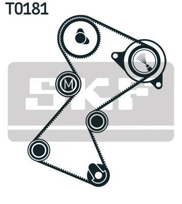 Комплект (ремінь+ролики) SKF VKMA 06137 (фото 1)