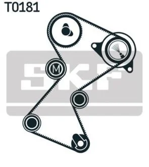 Комплект (ремінь+ролики) SKF VKMA 06137