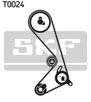 Комплект (ремінь+ролики) SKF VKMA 06203
