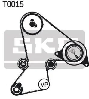 К-кт. ГРМ (ремінь+ ролик) Renault 18/20/21/25 SKF VKMA 06214