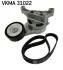 Комплект доріжкового ремня SKF VKMA 31022