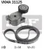 К-т (ремінь поліклиновий+ролик) VW Golf V, Golf Plus, Touran, 1,4TSI/FSI SKF VKMA 31125