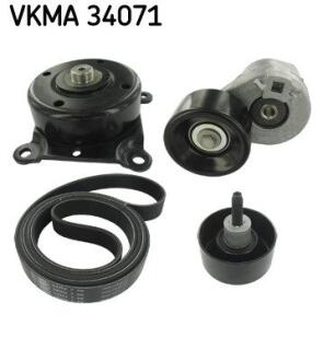 Комплект доріжкового ремня SKF VKMA 34071