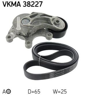 Комплект поліклинових ременів SKF VKMA 38227