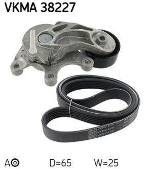 Комплект поліклинових ременів SKF VKMA 38227