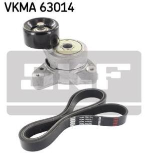 Роликовий модуль натягувача ременя (ролик, ремінь) SKF VKMA 63014 (фото 1)