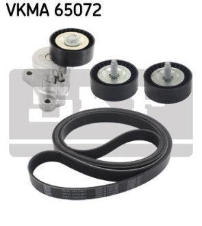 MITSUBISHI К-кт ГРМ (2 ролика+ролик з нятяжним пристроєм+ ремінь) ASX (GA_W_) 2.0 MIVEC (GA2W) 10-, CITROEN C-CROSSER (VU_, VV_) 2.0 10-12 SKF VKMA 65072