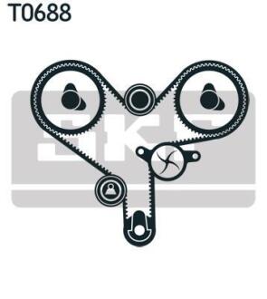 Комплект (ремінь+ролики) SKF VKMA 91011