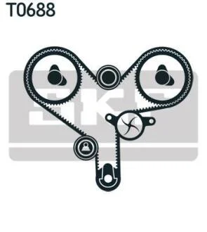 Комплект (ремінь+ролики) SKF VKMA 91011