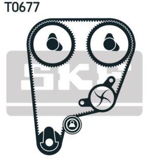 Комплект (ремінь+ролики) SKF VKMA 93002