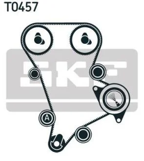Комплект ГРМ (ремінь + ролик) SKF VKMA 945092