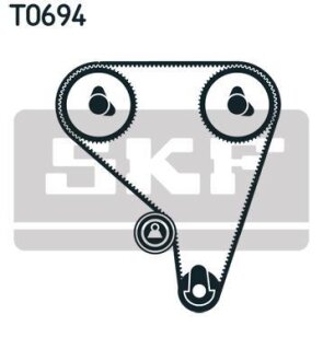 Комплект (ремінь+ролики) SKF VKMA 96200