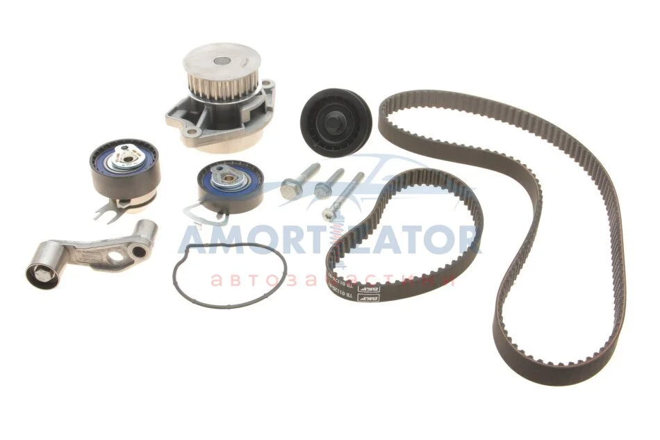 Комплект ГРМ, пас+ролик+помпа SKF VKMC 011211 (фото 1)
