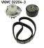 Комплект ГРМ, пас+ролик+помпа SKF VKMC 02204-3 (фото 1)