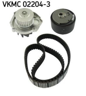 Комплект ГРМ, пас+ролик+помпа SKF VKMC 02204-3