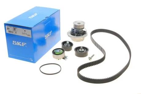 Комплект ГРМ, пас+ролик+помпа SKF VKMC 051562