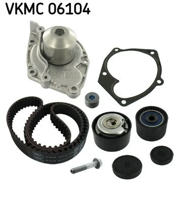 Водяний насос + зубчастий ремінь SKF VKMC 06104 (фото 1)