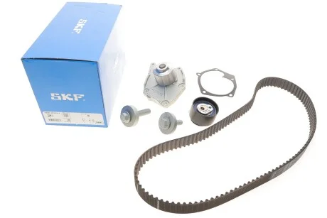 Комплект ГРМ, пас+ролик+помпа SKF VKMC 061342