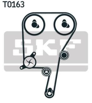 Комплект (ремінь+ролик+помпа) SKF VKMC 06602