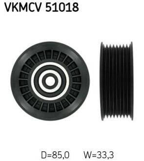 Натяжний ролик SKF VKMCV51018