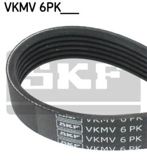 Фото 1 - ремінь поліклиновий 6PK1310 SKF VKMV 6PK1310 Ремінь поліклиновий 6PK1310 SKF VKMV 6PK1310 (фото 1)