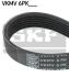 Ремінь поліклиновий 6PK2255 SKF VKMV 6PK2255 (фото 1)