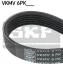 Ремінь поліклиновий 6PK2255 SKF VKMV 6PK2255 (фото 1)