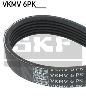 Ремінь поліклиновий 6PK2255 SKF VKMV 6PK2255