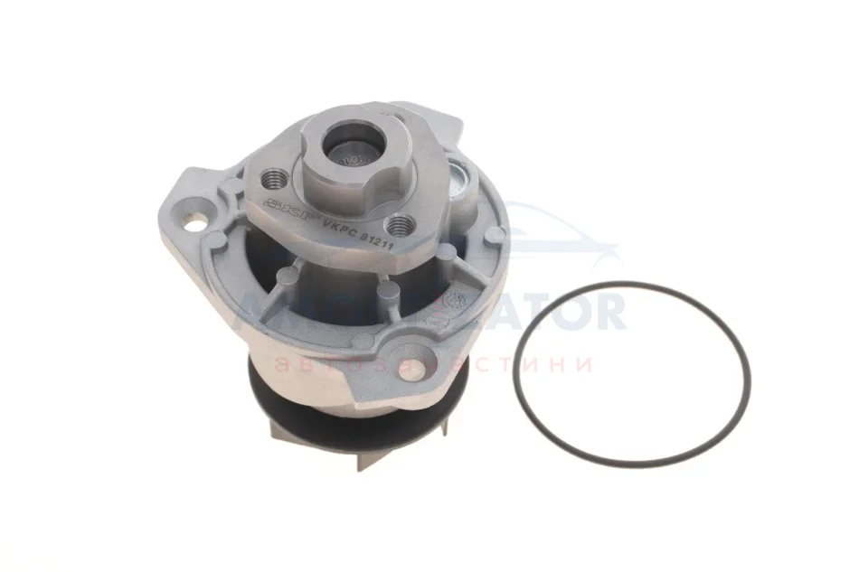 Насос охолоджуючої рідини, з ущільненням AUDI A3, Q7, TT FORD GALAXY I PORSCHE CAYENNE SEAT ALHAMBRA, LEON SKODA SUPERB II VW BORA, BORA I, CC B7, EOS, GOLF IV 2.8/3.2/3.6 05.96-03.18 SKF VKPC 81211 (фото 1)
