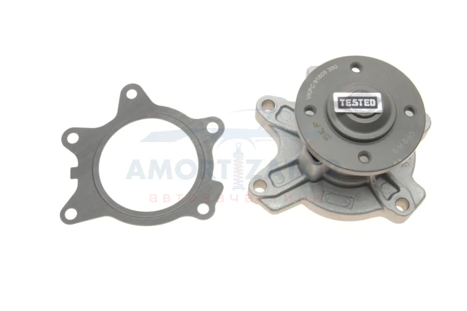 Насос охолоджуючої рідини, з ущільненням MINI (R50, R53) TOYOTA AURIS, COROLLA, YARIS 1.3/1.4D 09.02-07.14 SKF VKPC 91809 (фото 1)