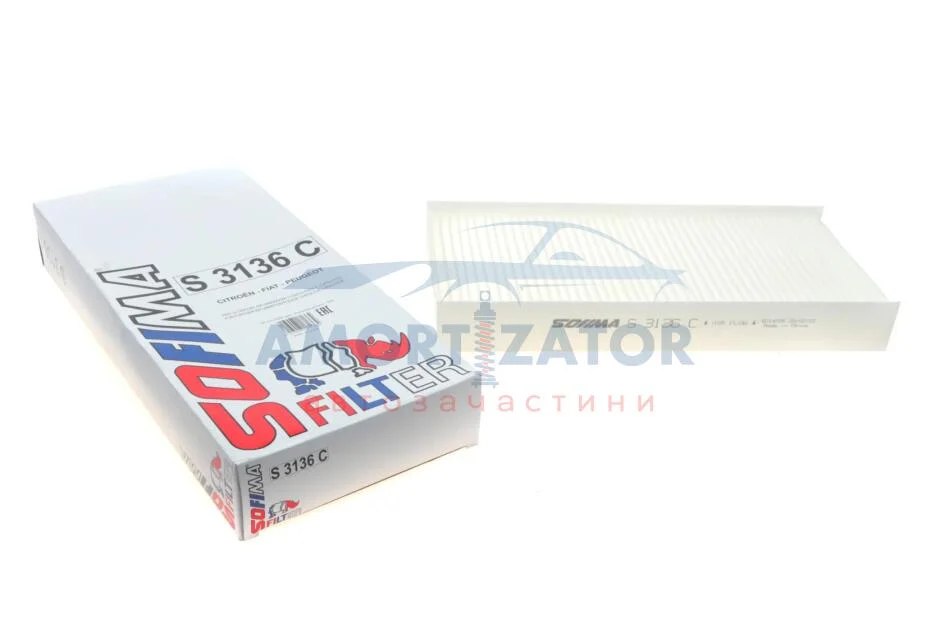 Фільтр салона SOFIMA S 3136 C (фото 1)