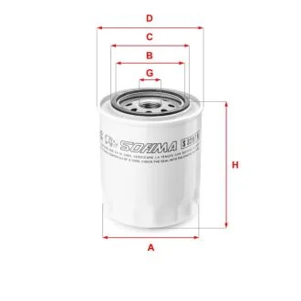 Фільтр масляний LAND ROVER "2,5-3,5 "88-02 SOFIMA S 3297 R