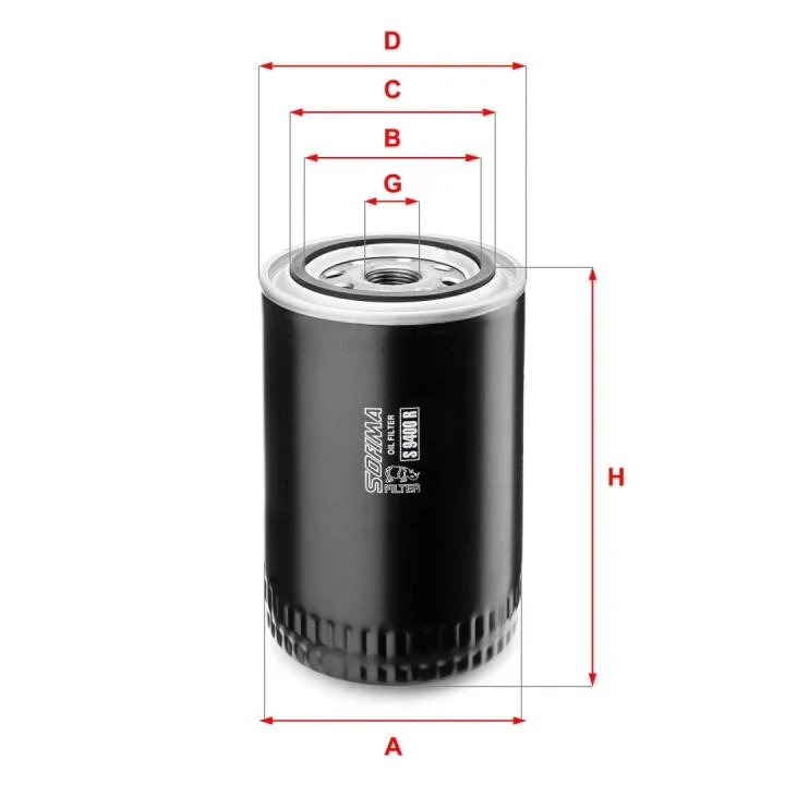 Фільтр оливи SOFIMA S 9400 R (фото 1)