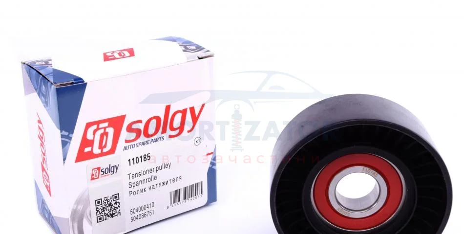Ролик натяжний ременя генератора SOLGY 110185 (фото 1)