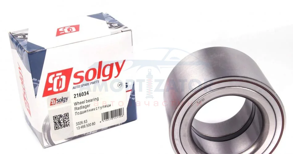 Подшипник ступици (передней/задней) Iveco 89-06 SOLGY 216034 (фото 1)