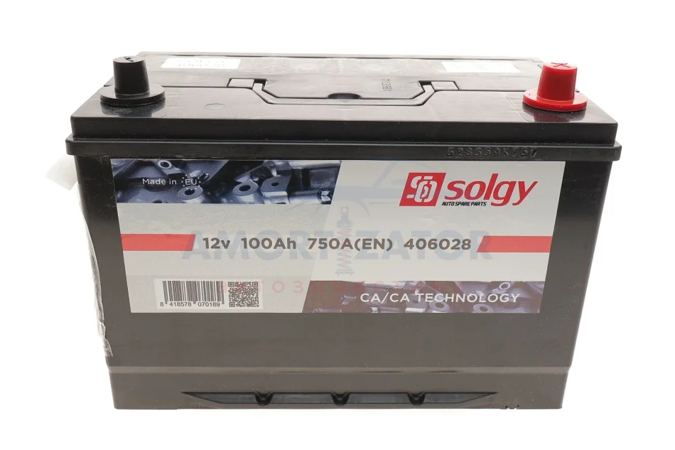 Стартерна батарея (акумулятор) SOLGY 406028 (фото 1)