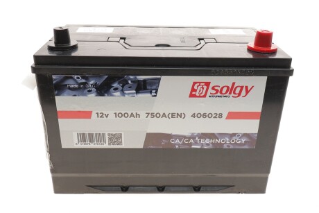Стартерна батарея (акумулятор) SOLGY 406028