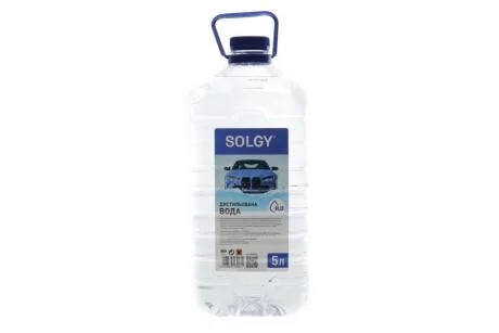 Дистильована вода, ТМ, 5л SOLGY 502002