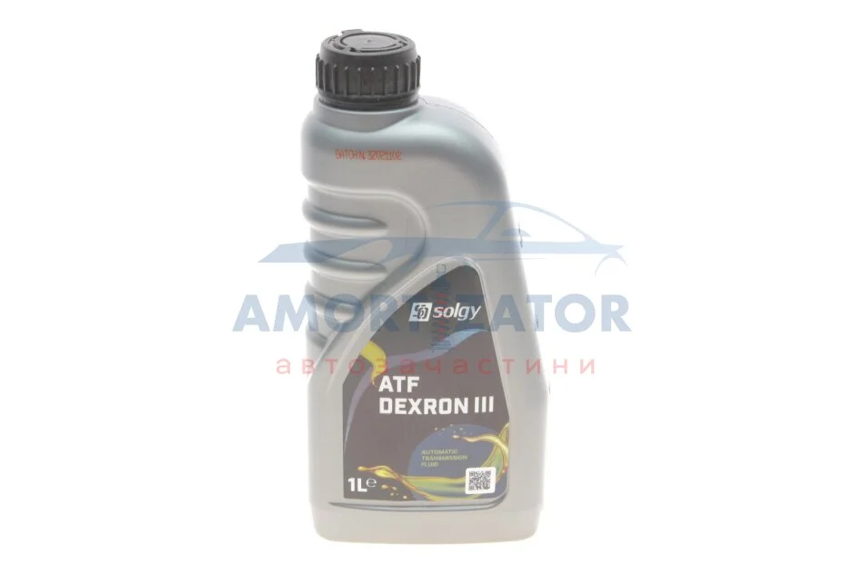 Олива трансмісійна ATF DEXRON III (1 L) SOLGY 504004 (фото 1)