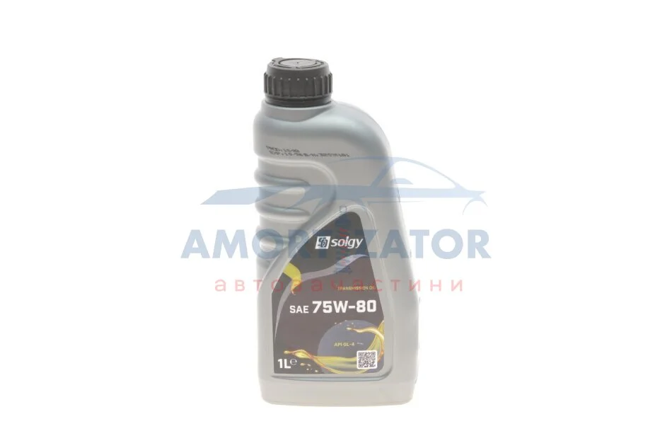 Олива трансмісійна TRANSMISSION 75W-80 (1 L) SOLGY 504035 (фото 1)