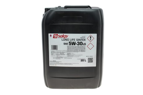 Олива моторна LONG LIFE SINTEX 5W-30 LS (20 L) SOLGY 504046
