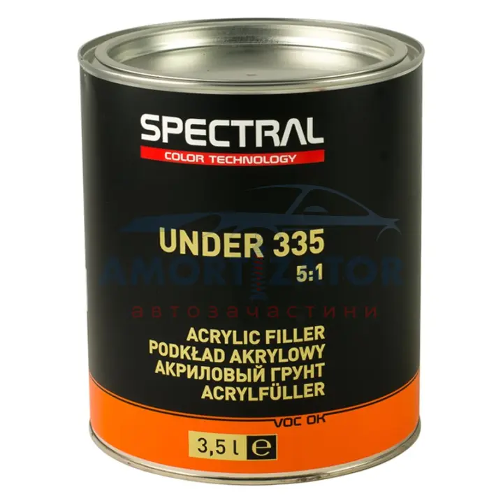 Грунт UNDER 335 P3 (MIX)-сірий 3,5 л SPECTRAL 26653 (фото 1)