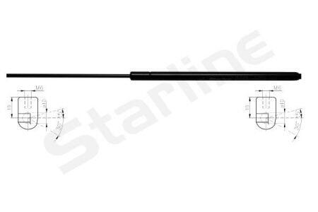 Амортизатор багажника STARLINE 38.41.802