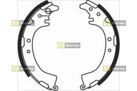 Гальмівні колодки барабанні STARLINE BC 07660